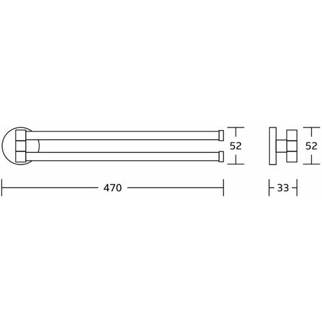 Portasciugamani Da 40 Cm - Portasciugamani Da Parete In Alluminio - Mensola Portasciugamani Regolabile Spazzolato Oro Per Bagno Cucina Toilette 90133578