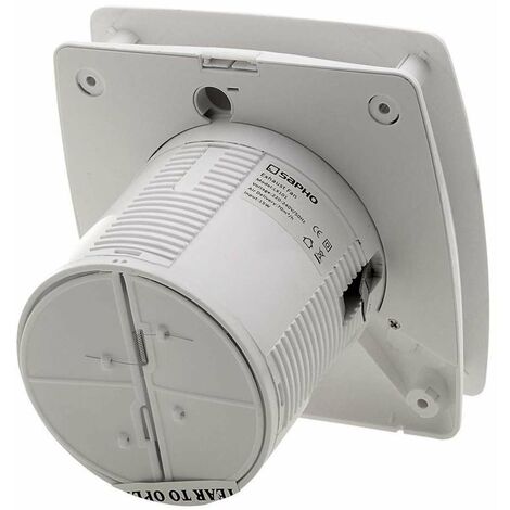 Ventilatore Estrattore Per Bagno Awenta Con Timer E Umidostato - 100mm Bianco Lucido