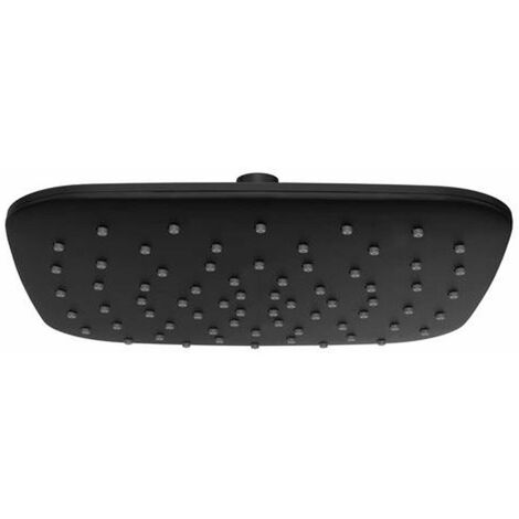 Duravit Docce - Soffione doccia, 40x40 cm, 1 getto, nero opaco