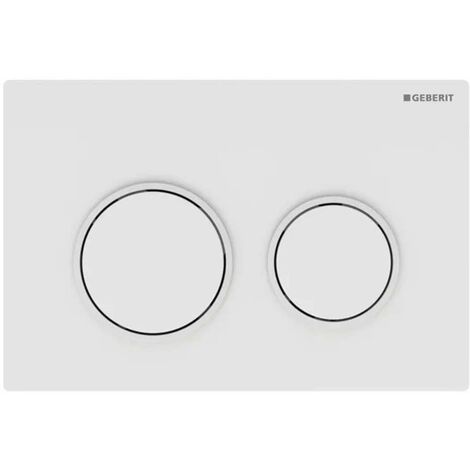 Geberit Omega20 - Placca di comando, bianco 115.085.11.1