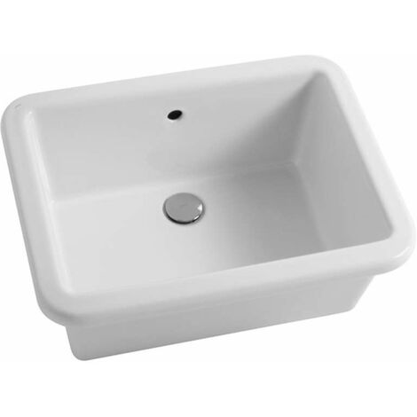 Jika Doris - Lavello in ceramica, 590x450 mm, bianco H8510290000001