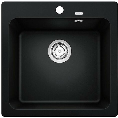 Blanco Naya 5 - Lavello in silgranit, 52x51 cm, nero 526578 (1/3)