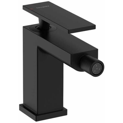 Hansgrohe Tecturis E - Miscelatore per bidet, con sistema di scarico, nero opaco 73200670 (1/2)