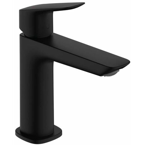 Hansgrohe Logis - Miscelatore da lavabo, con sistema di scarico Push-Open, EcoSmart, nero opaco 71252670 (1/2)