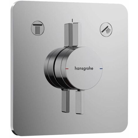 Hansgrohe DuoTurn Q - Miscelatore ad incasso per 2 utenze, cromo 75414000