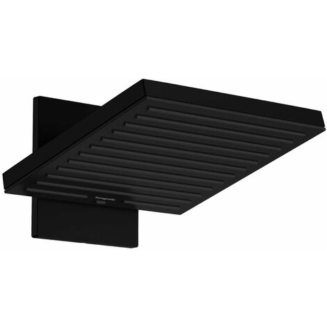 Hansgrohe Pulsify E - Soffione doccia, 26x26 cm, EcoSmart, 2 getti, nero opaco 24351670 (1/2)