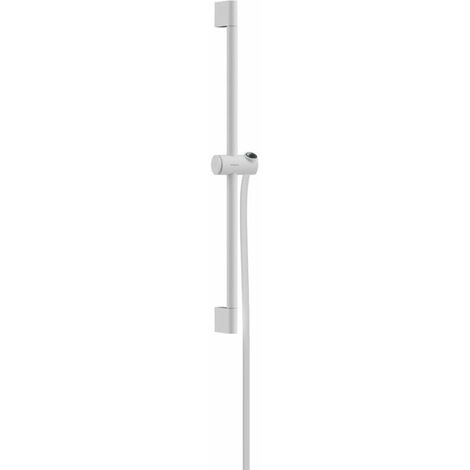 Hansgrohe Unica - Asta doccia 67 cm con flessibile doccia, bianco opaco 24400700