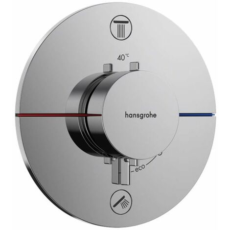 hansgrohe ShowerSelect Comfort S thermostat, encastré, 2