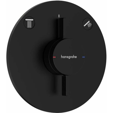 Hansgrohe DuoTurn S - Miscelatore ad incasso per 2 utenze, nero opaco 75418670