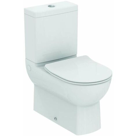 Ideal Standard Eurovit - WC Monoblocco Con Copriwater, Bianco T443501