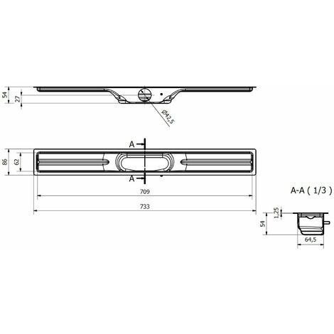 I-Drain Accessori - Filtro sifone per piatto doccia con scarico 40 mm  ID000004AM