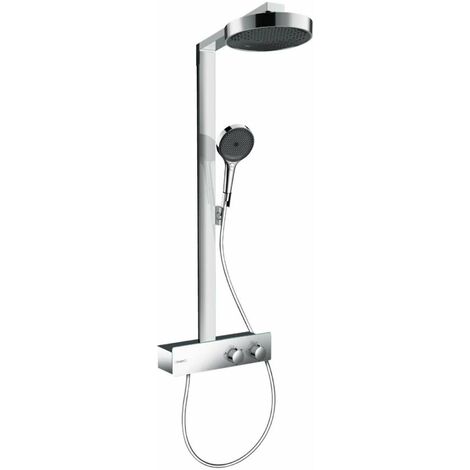 Hansgrohe Rainfinity - Set doccia termostatico, diametro 25 cm, 3 getti, cromo 28742000