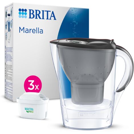 Brita Caraffe - Caraffa filtrante Marella Cool Memo, volume 2,4 l, 3x filtri Maxtra Pro, grafite 1052796 (1/5)