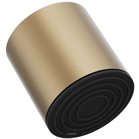 Hansgrohe Pulsify S - Soffione doccia 105, getto singolo, bronzo spazzolato 24130140