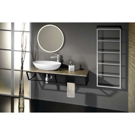 Sapho Ska - Portasciugamani 45x115 cm, bianco opaco SKA511