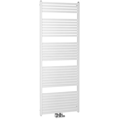Aqualine Scaldasalviette - Scaldasalviette Tondi 60x169 cm, allacciamento centrale, bianco DT490T