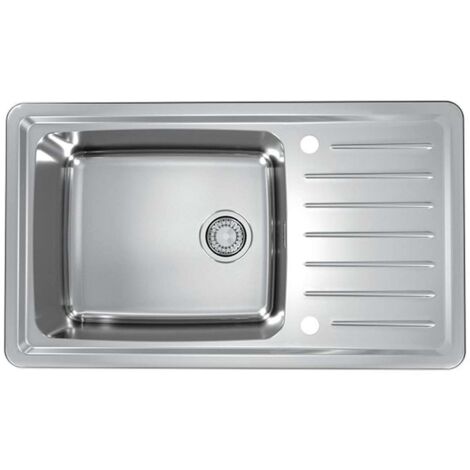 Alveus Galeo - Lavello, 86x50 cm, con comando remoto dello scarico, acciaio inox 1128554