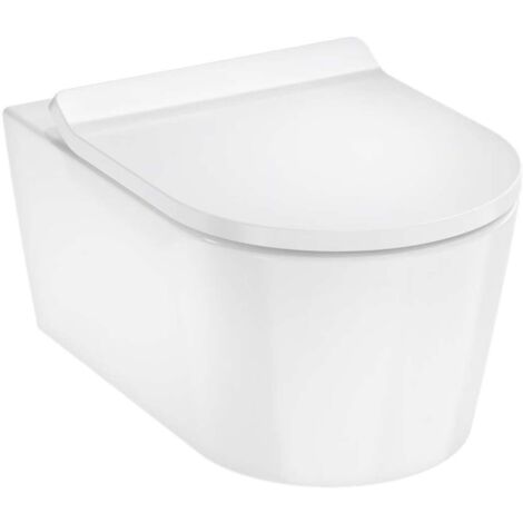 Hansgrohe EluPura S - WC sospeso con copriwater SoftClose, AquaHelix, HygieneEffect, bianco 62025450 (1/5)
