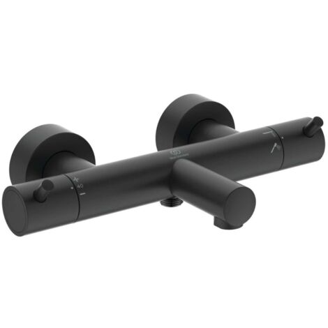 Ideal Standard CeraTherm - Miscelatore termostatico per vasca da bagno, nero seta A7588XG