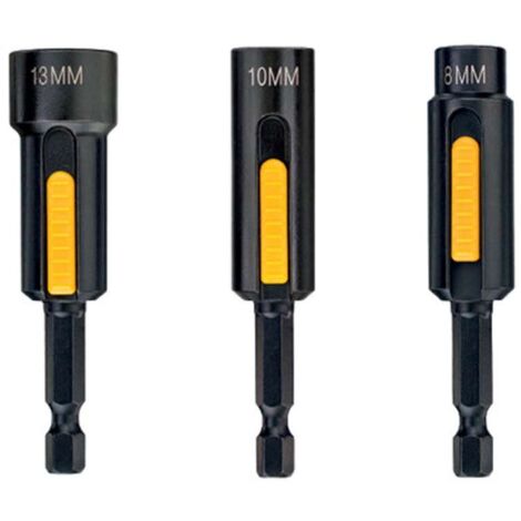 DeWALT Accessori - Set di 3 chiavi a bussola EXTREME IMPACT DT7460