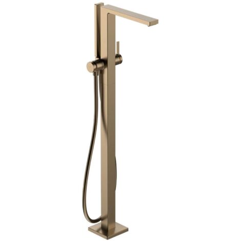 Hansgrohe Tecturis E - Miscelatore a pavimento per vasca da bagno, bronzo spazzolato 73445140 (1/3)