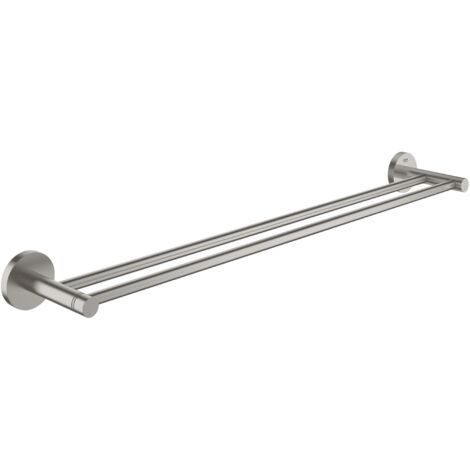 GROHE QUICKFIX Start Cube, Porta salviette, Installazione a vite o con colla, Cromo, 40975000