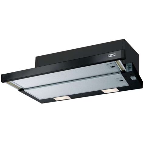 Franke Smart - Cappa aspirante da incasso FTC 632L BK, estraibile, larghezza 60 cm, nero 315.0547.798