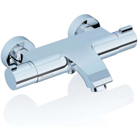 Ravak Termo - Miscelatore termostatico per vasca da bagno, cromo X070046