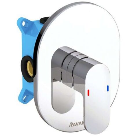 Ravak Chrome - Miscelatore per doccia CR 066.00 da incasso, per R-box, cromo X070057 (1/4)