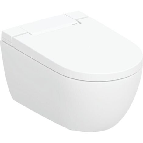 Geberit AquaClean - Bidet elettronico con ceramica, Rimfree, SoftClose, KeraTect, bianco 146.350.01.1 (1/5)