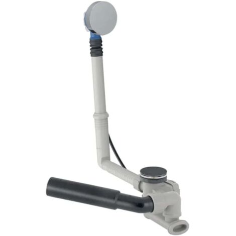 Geberit Accessori - Sistema di scarico e troppopieno per vasca da bagno, lunghezza 26 cm, cromo lucido 150.530.21.6