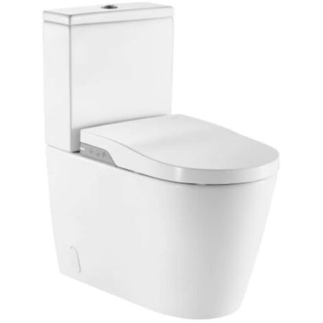 Roca Inspira - Bidet elettronico In-Wash con vaso, scarico Vario, Dual Flush, SlowClose, Rimless, bianco A80306L001
