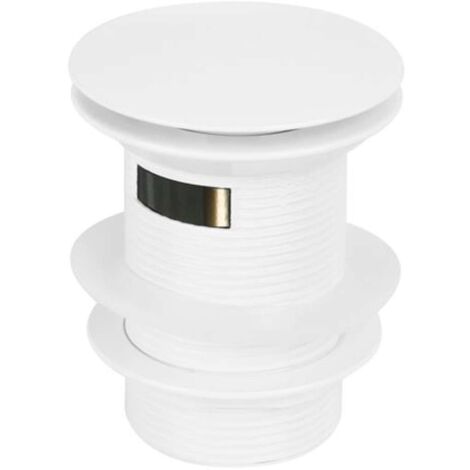 kielle - Piletta click-clack per vasca da bagno, bianco lucido 11601040
