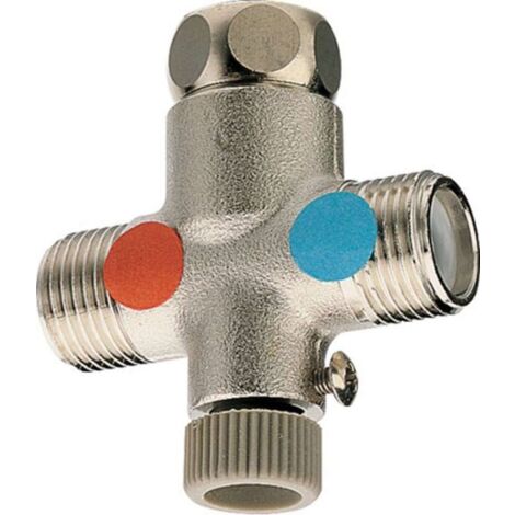 Sapho Accessori - Regolatore di temperatura per rubinetti verticali 1/2", cromo AT95051 (1/3)