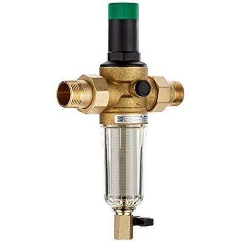 Honeywell Filtri per acqua - Filtro per acqua fredda, con valvola di riduzione, attacco DN25 FK06-1AA