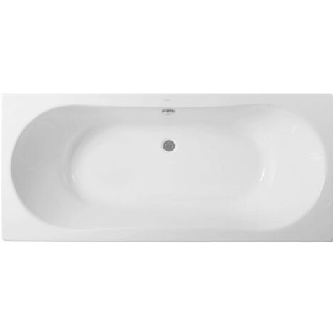 kielle Gaia - Vasca da bagno rettangolare, 17x8 cm, bianco 11115430