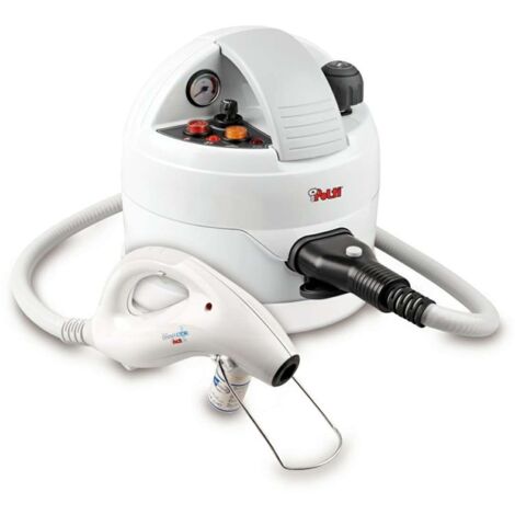 Polti Cimex Eradicator Pulitore a Vapore per la Disinfestazione delle Cimici da Letto, senza Insetticidi, con Vapore Secco Saturo Surriscaldato Fino a 180C°, 2250W, Acciaio Inossidabile, Bianco