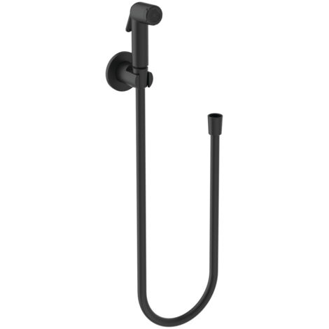 Ideal Standard - Idealspray, Idroscopino con supporto a parete fisso, Portata da 7.2l/min, Nero seta (1/6)