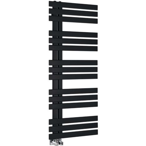 Sapho Silvana - Scaldasalviette 124x50 cm, nero opaco IR154B