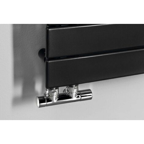 Aqualine Scaldasalviette - Scaldasalviette Mili, 60x122 cm, 632 W, nero opaco DC626T