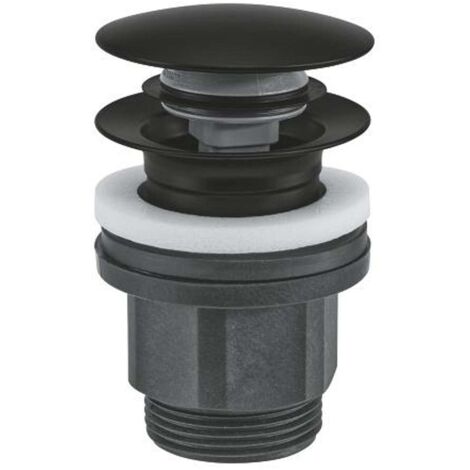Grohe Accessori - Piletta di scarico per lavabo, nero opaco 1024642430