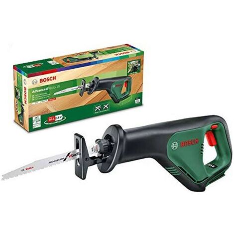 Bosch Utensili - Sega alternativo diritto AKU da 18 V, senza batteria e caricabatterie 06033B2402