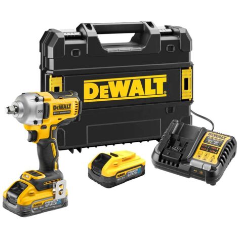 Avvitatore senza spazzole DEWALT 18V 1/2' XR 5Ah Li-Ion 812 Nm Anello di sicurezza - DCF891H2T-QW