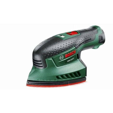 Bosch Utensili - Levigatrice vibrante a batteria da 12 V, 1 batteria agli ioni di litio da 2,0 Ah, caricabatterie 0603976909
