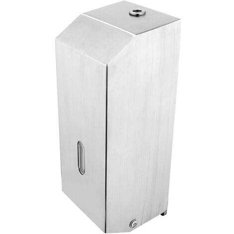 Nimco Articoli sanitari - Dosatore di sapone liquido, 1250 ml, acciaio inox spazzolato HPM 27031-M-10 (1/2)