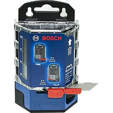 Bosch Professional - Lamette di ricambio (50 pz. trapezoidali, in dispenser)