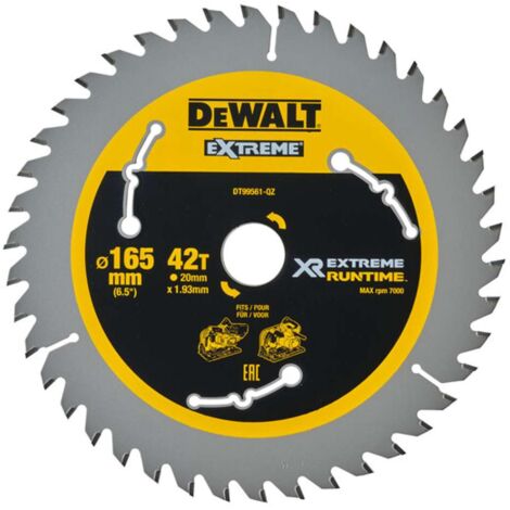 DeWALT Accessori - Disco da taglio 165 x 20 mm, 42 denti DT99561