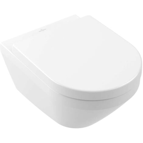 Villeroy & Boch Architectura - Wc sospeso con sedile SoftClosing, DirectFlush, TwistFlush, bianco alpino 4694CL01