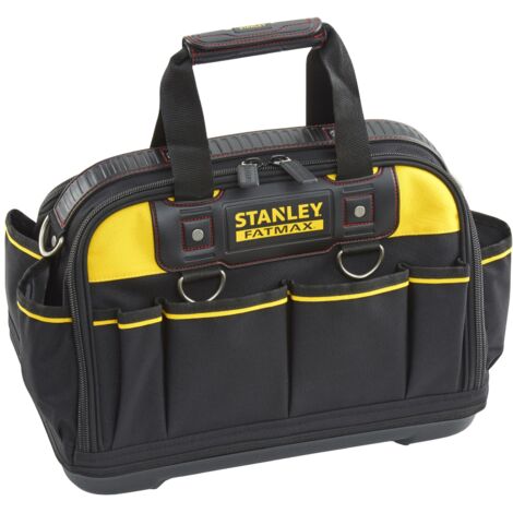 Stanley – Valigetta attrezzi doppio fronte 45 cm – Base rigida impermeabile – Tessuto 600x600 denari – Capacità 25 kg – Scomparti profondi per elettroutensili (1/10)