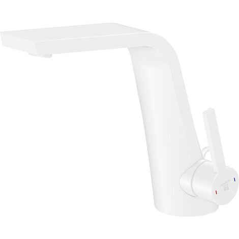 Steinberg 260 - Miscelatore da lavabo, con sistema di scarico, bianco opaco 260 1000 1 W (1/5)
